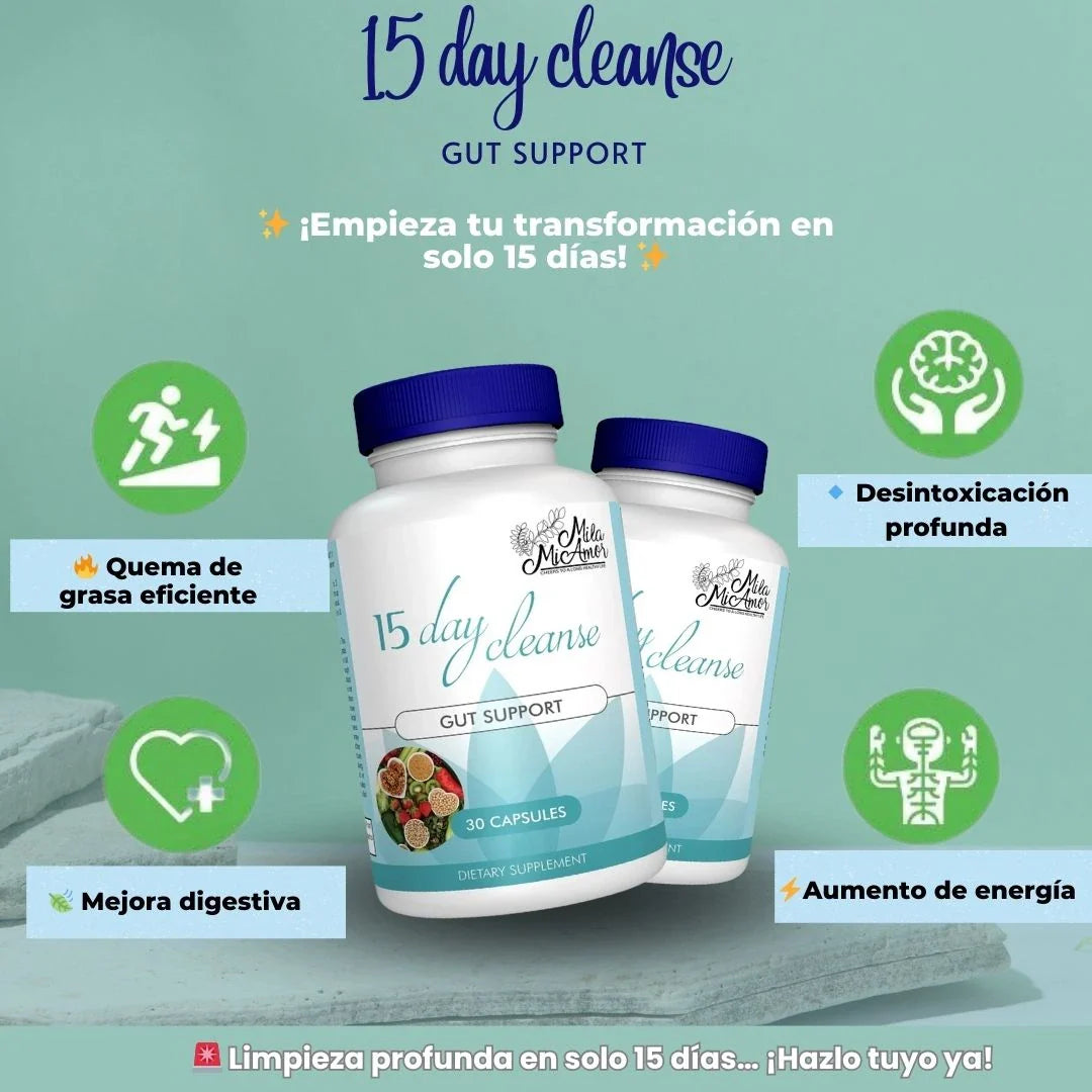🔥15 DAYS CLEAN Transforma Tu Cuerpo en Solo 15 Días