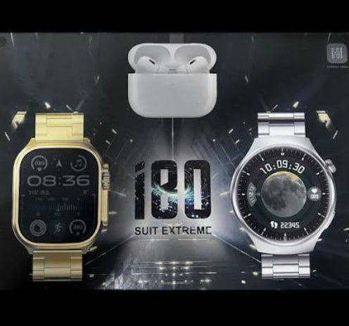 SUPER COMBO I80 DOBLE RELOJ+AIRPODS