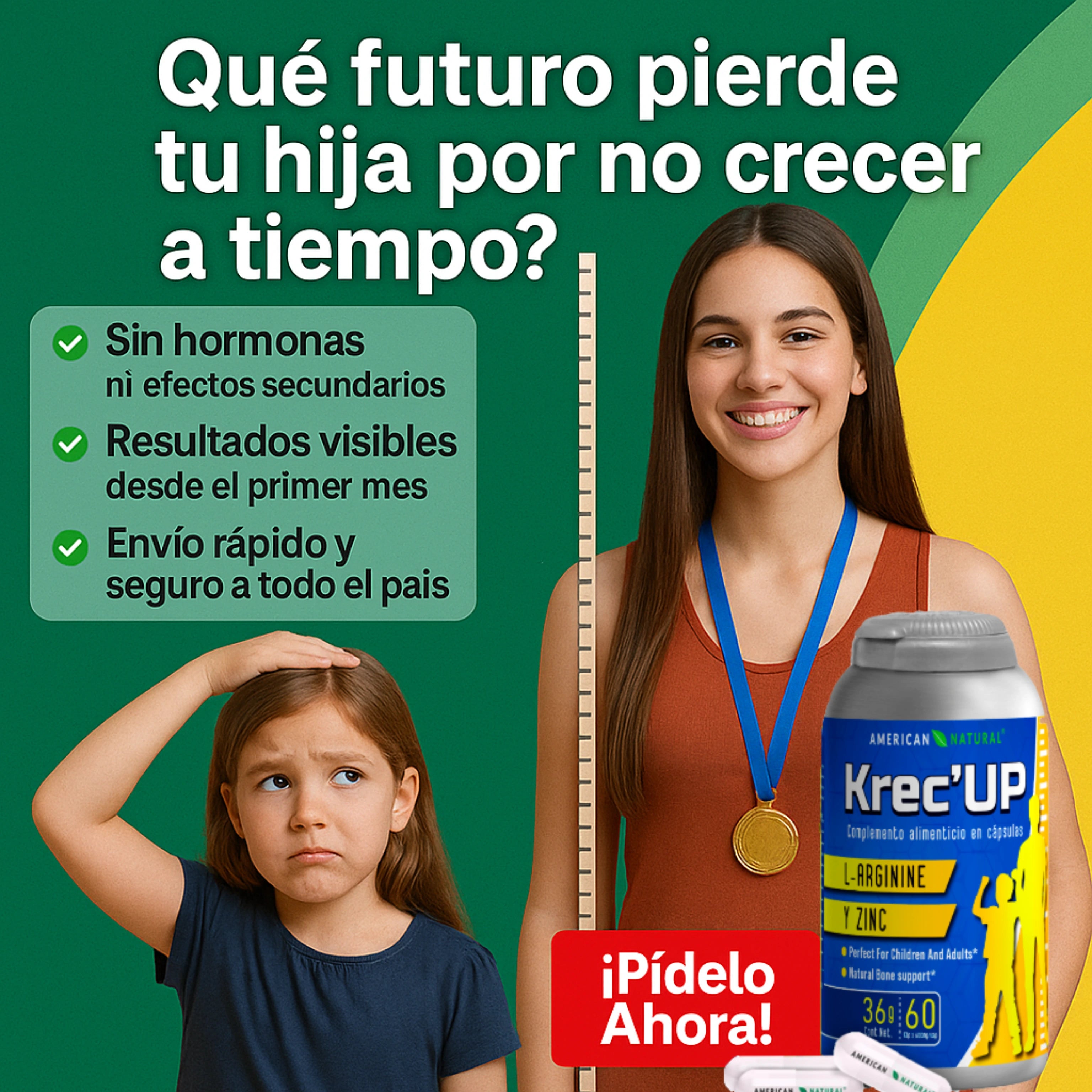 Krec’UP Premium Original – Impulsa tu Crecimiento Natural 🌱