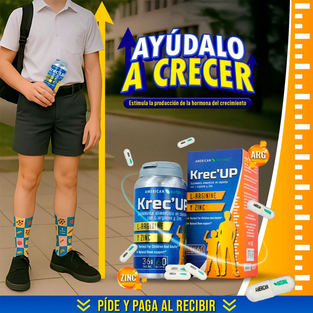 Krec’UP Premium Original – Impulsa tu Crecimiento Natural 🌱